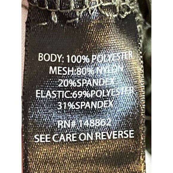 Torrid Polka Dot Top Milkmaid 4X Green Mesh Metallic Fairy Whimsical Boho Hippie - Picture 8 of 12